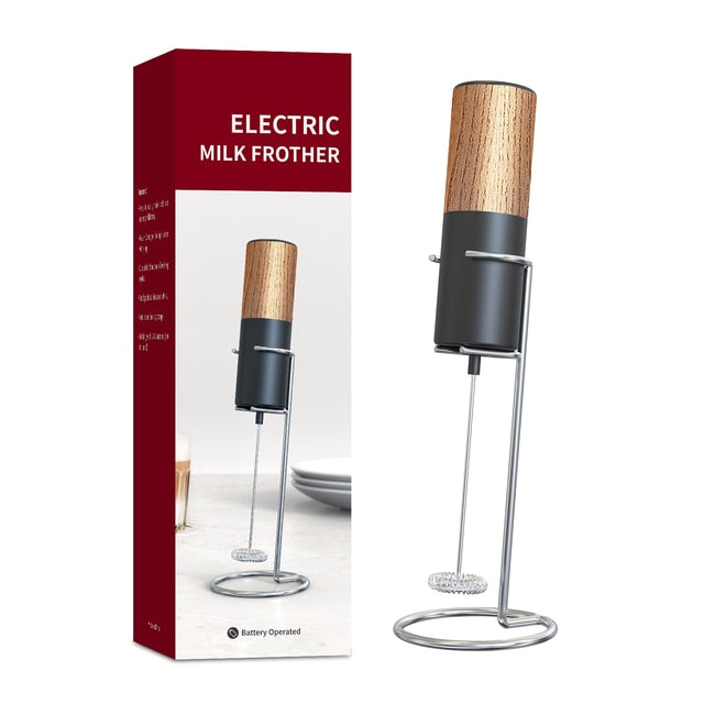 Elektrisk melkeskummer Mini skummer kaffemaskin bærbar blender | Luvikno