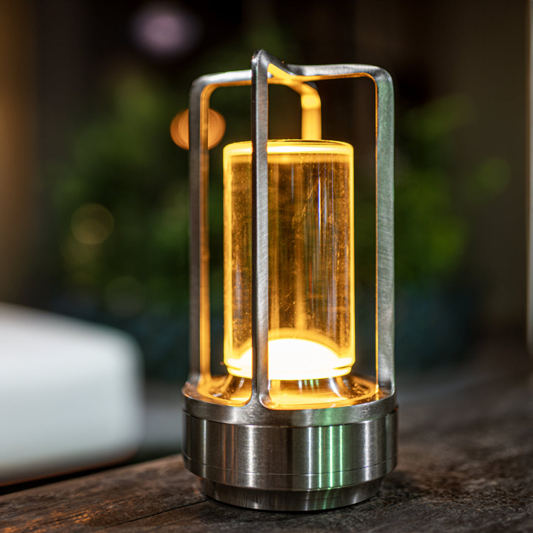 LED Stearinlys Effekt Krystall Bordlampe Luvikno