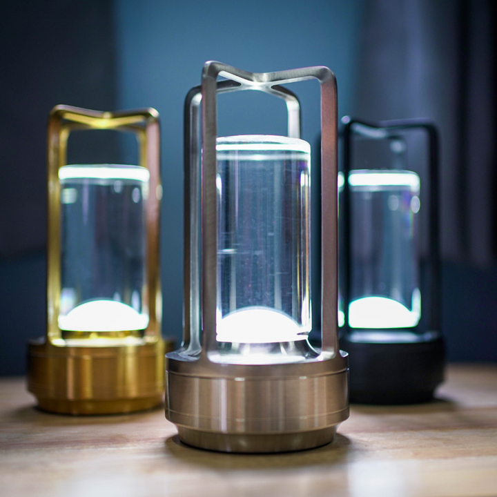 LED Stearinlys Effekt Krystall Bordlampe Luvikno