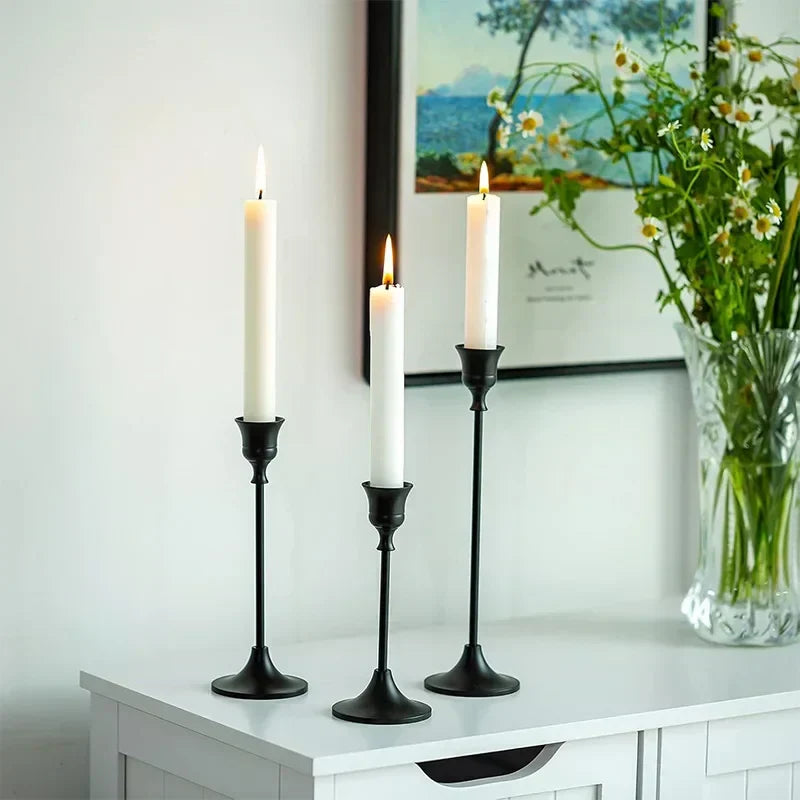 Lysestaker Gull Metall Sett for Borddekor Luvikno