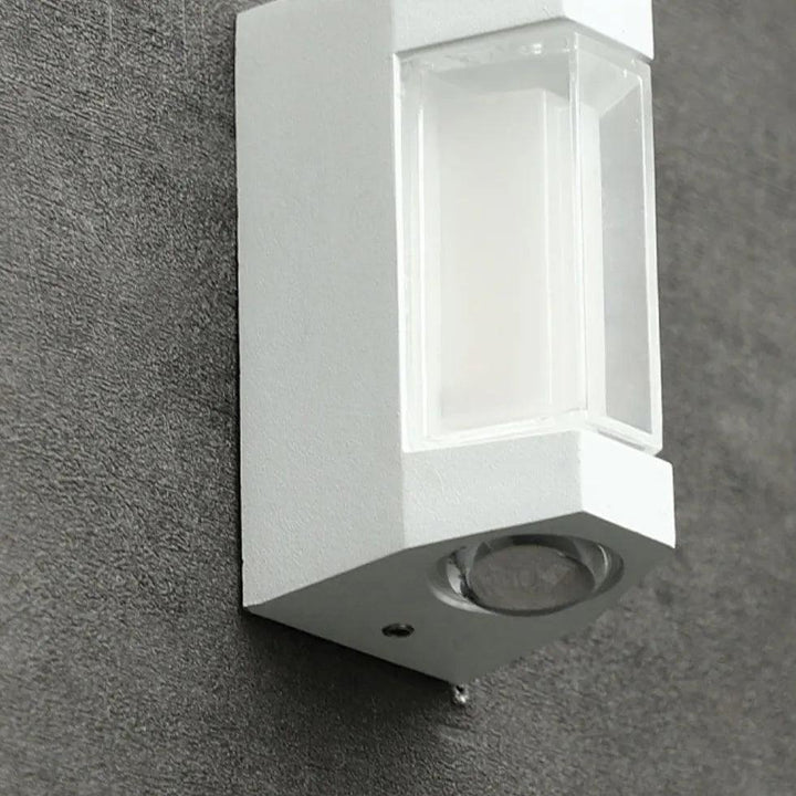 Utendørs Vegglykt Vanntett Metall LED Lampe Luvikno
