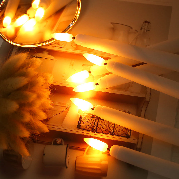 LED Flameless Stearinlys Sett Luvikno