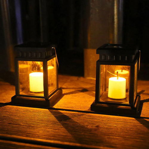 Utendørs lanternene med solenergi LED-belysning Luvikno