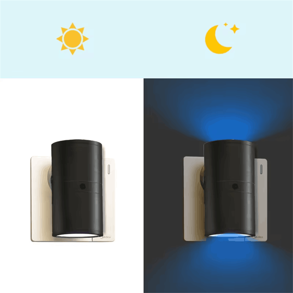 Vegglampe Moderne Plugg Inn Bevegelsessensor Lampe Luvikno
