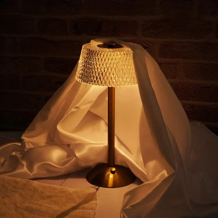 Bordlampe LED Trådløs Modern Krystall Lys Luvikno
