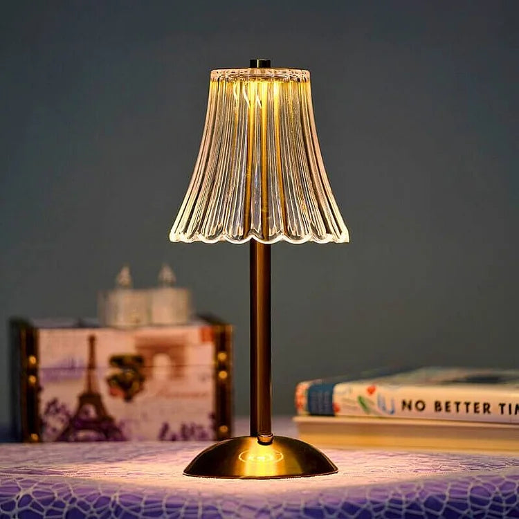 Bordlampe LED Trådløs Modern Krystall Lys Luvikno