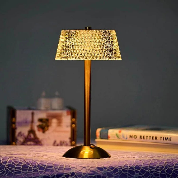Bordlampe LED Trådløs Modern Krystall Lys Luvikno