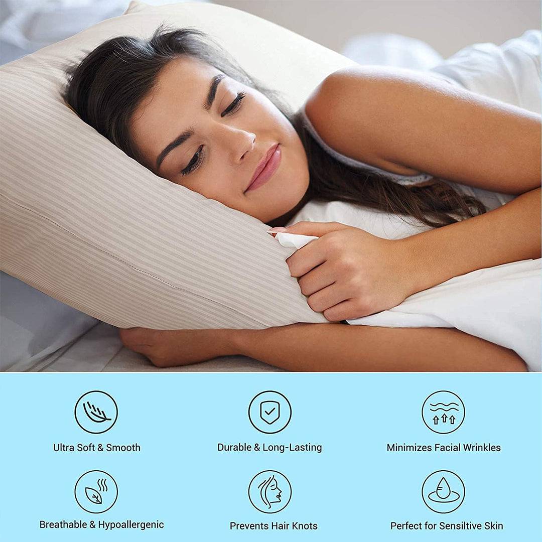 Kjølepillowcase – Elastisk Spandex, Q-Max 0.38, for Standard & Queen Størrelse | Luvikno