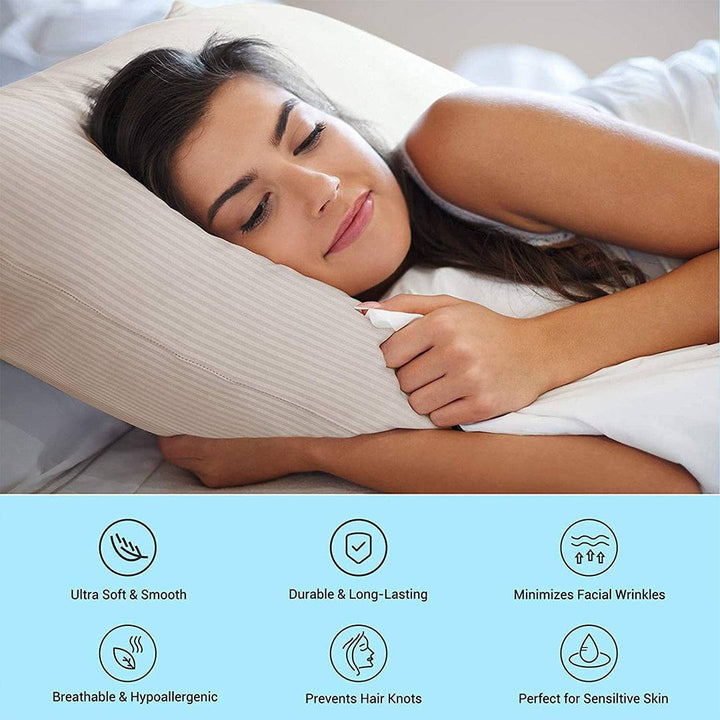 Kjølepillowcase – Elastisk Spandex, Q-Max 0.38, for Standard & Queen Størrelse | Luvikno