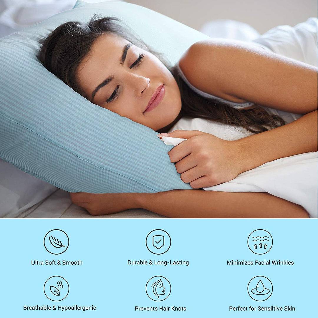 Kjølepillowcase – Elastisk Spandex, Q-Max 0.38, for Standard & Queen Størrelse | Luvikno