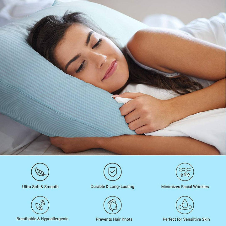 Kjølepillowcase – Elastisk Spandex, Q-Max 0.38, for Standard & Queen Størrelse | Luvikno