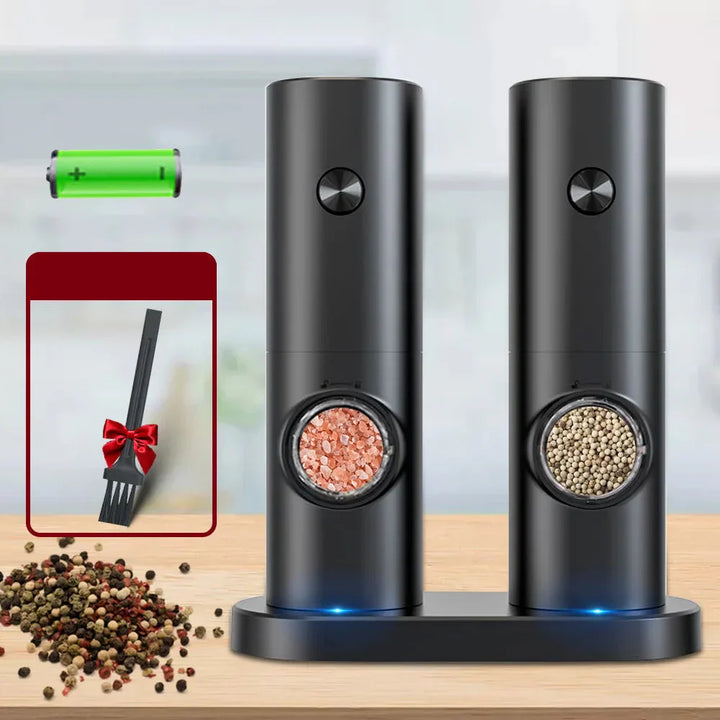 Luvikno | Elektrisk Pepper- og Saltkvernssett - SpiceLite
