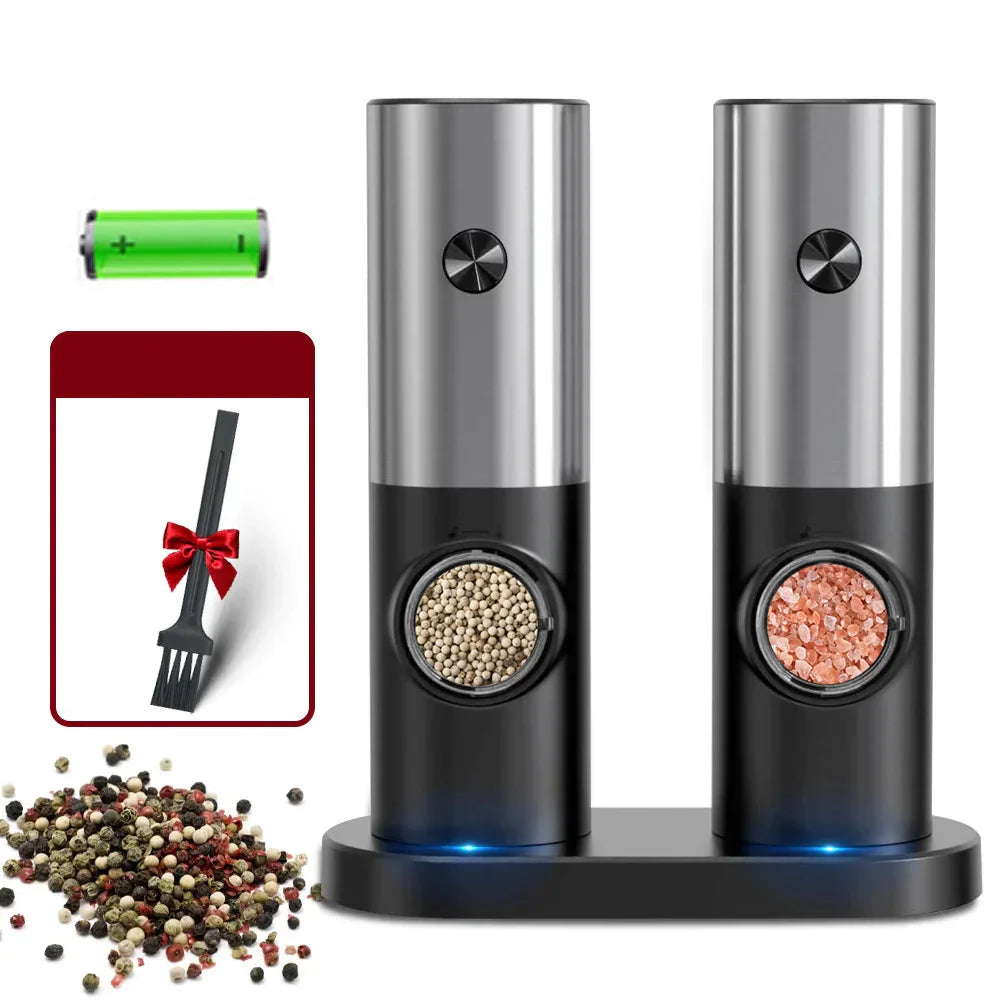 Luvikno | Elektrisk Pepper- og Saltkvernssett - SpiceLite