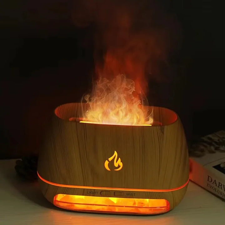 ZoutLicht Aroma Diffuser – Himalaya Saltlampe med duftspredning og fargelys | Luvikno
