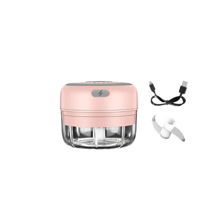 MiniChop Elektrisk Hakkemaskin – 150ml – USB oppladbar – Kompakt & Kraftig | Luvikno