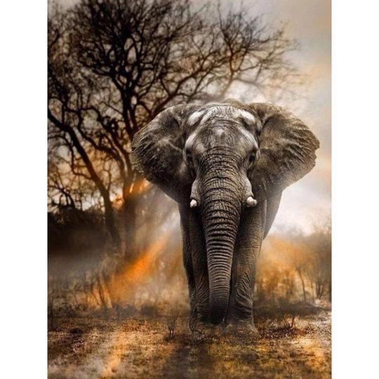 Elephant Safari - GemPaint Kit | Luvikno
