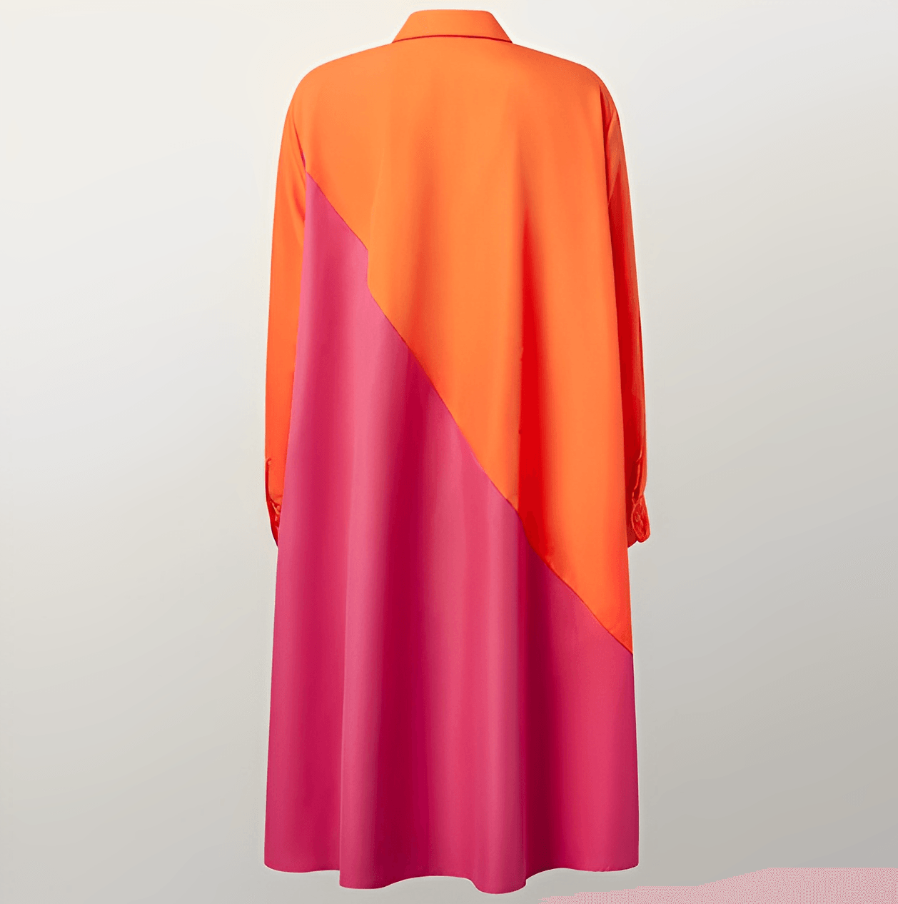 Luvik | Kauluspaita, jossa on taitettu kaulus ja kolmen neljänneksen hihat