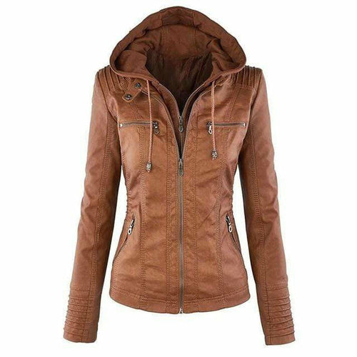 Luvik | Hupullinen Nahkatakki