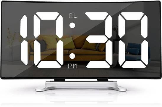 Vekkeklokke med LED-skjerm | Luvikno