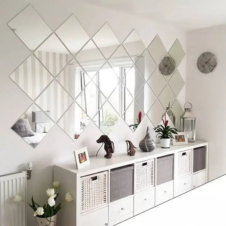 Luvikno | 3D Speil Veggklistermerker - Moderne Dekorasjon