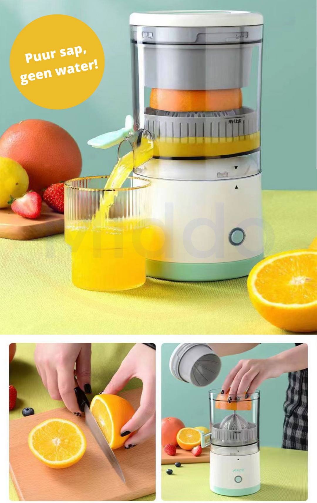 Luvikno | Elektrisk Sitrus Saftpresser - FreshPress