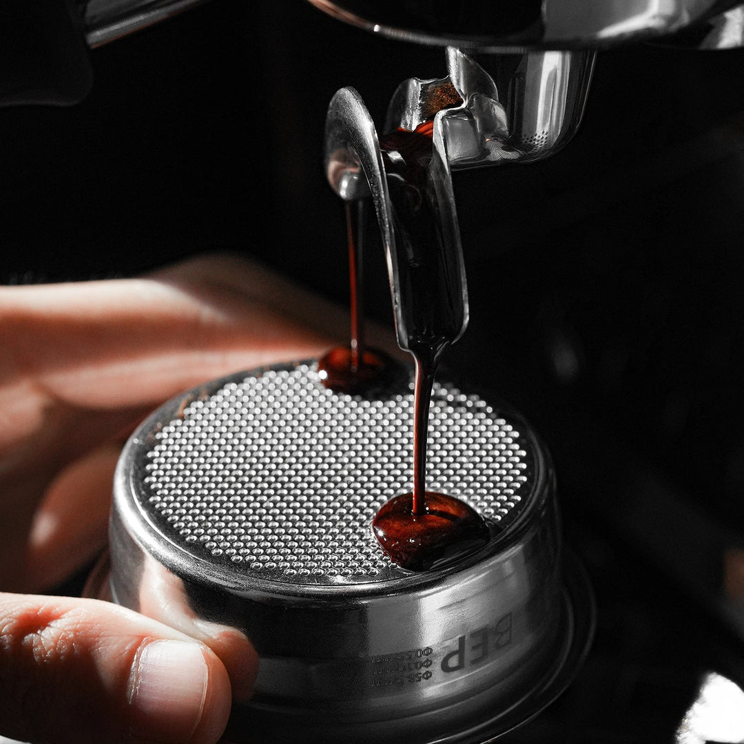 Espresso Kaffe filterkurv Rustfritt Stål Dobbeltlagsfiltre | Luvikno