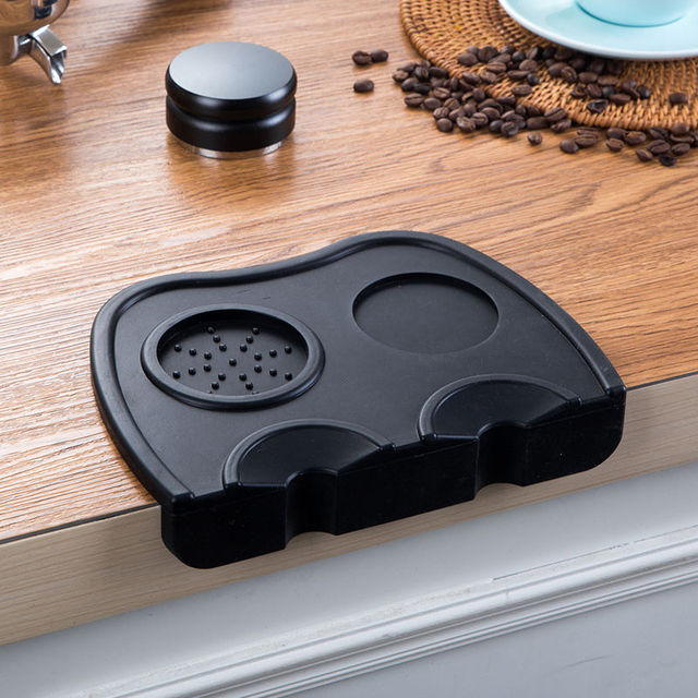 Espresso Kaffe Tampermat Stasjon Press Tampering Holder Hjørnematte | Luvikno