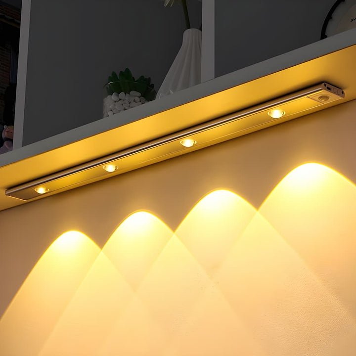 Trådløs bevegelsessensor LED-lampe – Oppladbar og enkel å installere | Luvikno