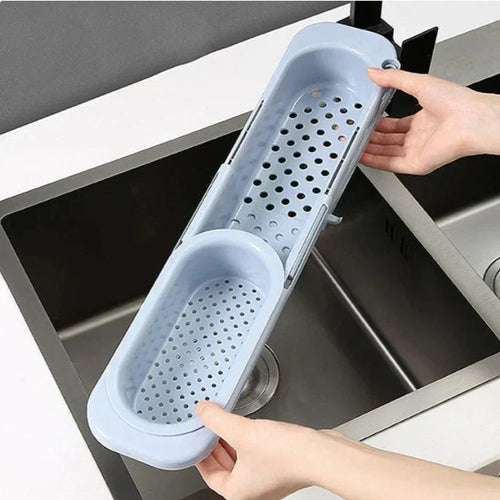 Luvikno | Orgnivo Justerbart Servantorganiser | Teleskopisk Funksjon | For Svamper & Kluter | Ventilert & Hygienisk