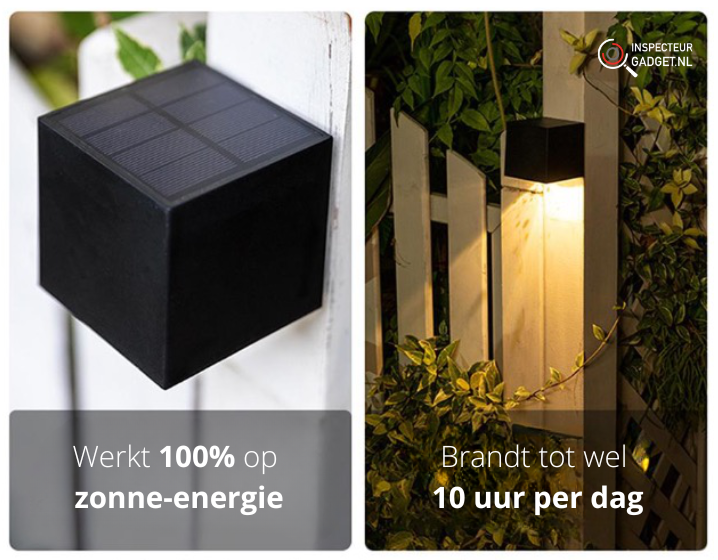 Luvikno | Trådløse LED Sol Cube Vegglamper Deluxe - Skap den perfekte atmosfæren i hagen din!