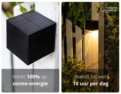 Luvikno | Trådløse LED Sol Cube Vegglamper Deluxe - Skap den perfekte atmosfæren i hagen din!