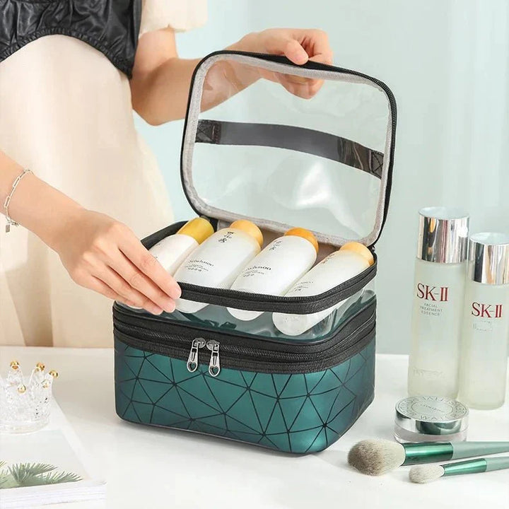 Den ideelle sminkeveske - Praktisk og elegant - Reis med stil! | Luvikno