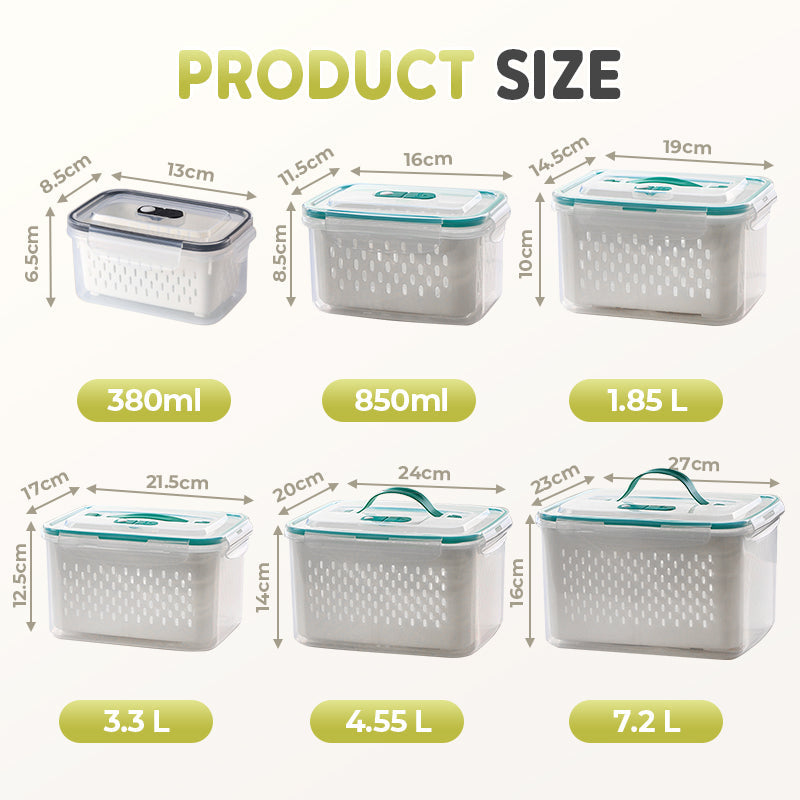 PureSeal Fresh Container — Fershet du kan føle og mat som varer lenger | Luvikno