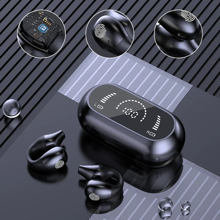 Trådløst Øreklips Bluetooth Hodesett Luvikno