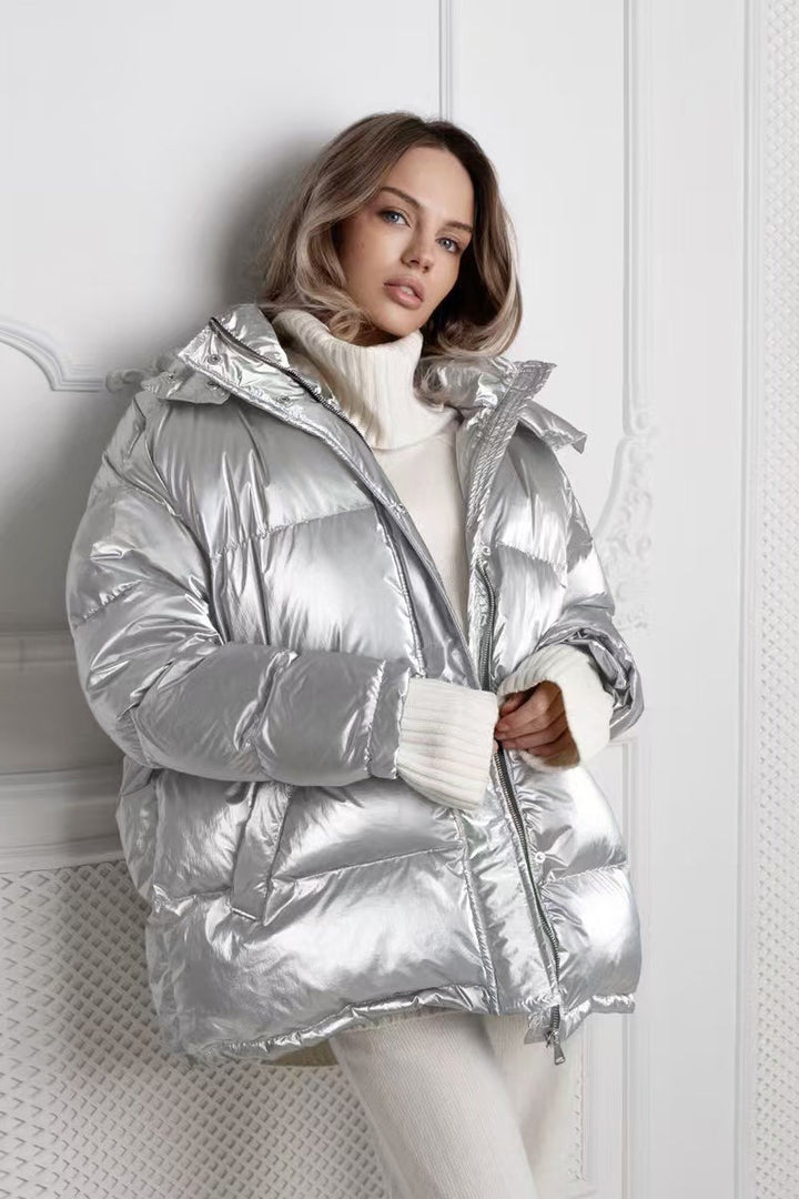 Luvik | Huoodattu Vöistä Puffer-jakke