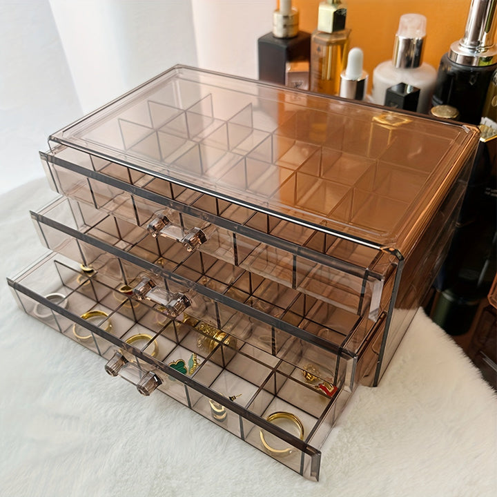 EleganceBox - Luksus Smykke Organizer med 72 Rom Luvikno
