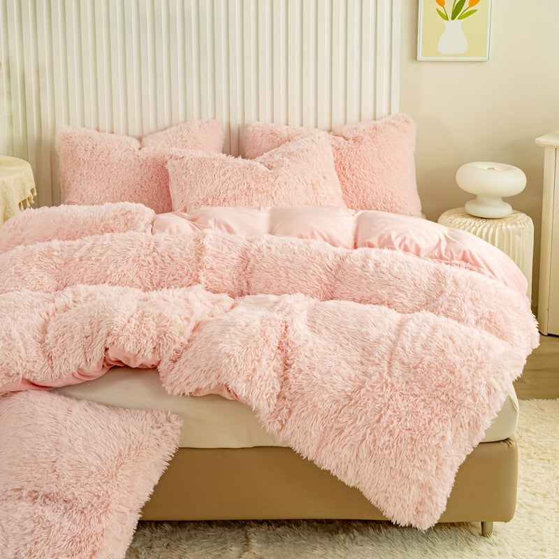Luvikno | Ultra Soft Plush Duvet Cover Set with Zipper - Luksus & Komfort