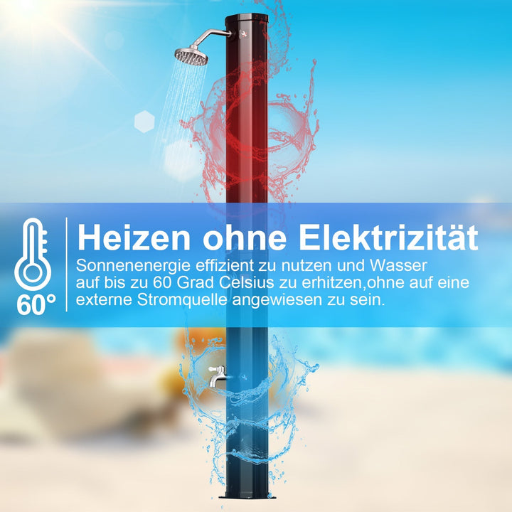Solardusj 35L hagedusj inkl. beskyttelsesdeksel | Luvikno
