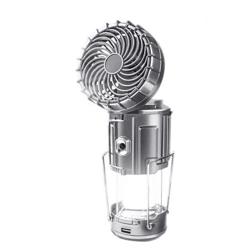 Portable Stretchable Solar Lithium Battery Electric Fan + Emergency Light | Luvikno