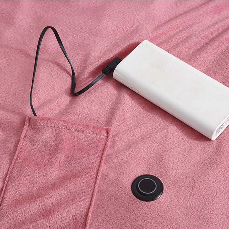 CozyCharge – Bærbar USB-varmeteppe for øyeblikkelig varme hvor som helst Luvikno