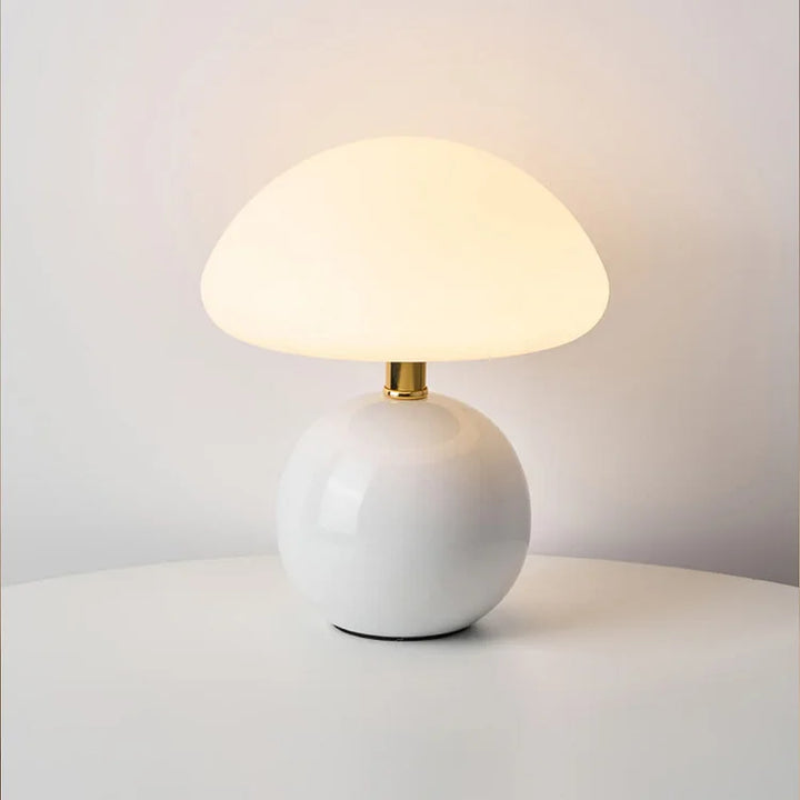 Fransk Krem Sopp Lampe | Luvikno