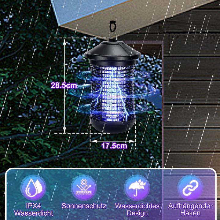 Elektrisk Mygglampe Insekt Dreper UV Lys | Luvikno