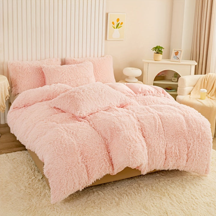 Luvikno | Ultra Soft Plush Duvet Cover Set with Zipper - Luksus & Komfort