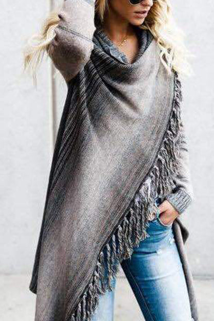 Luvik | Pituus kapea muotoinen trendikäs franssillinen raidallinen takki