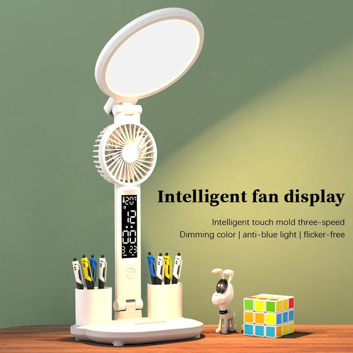 LED klok bordlampe med USB. | Luvikno