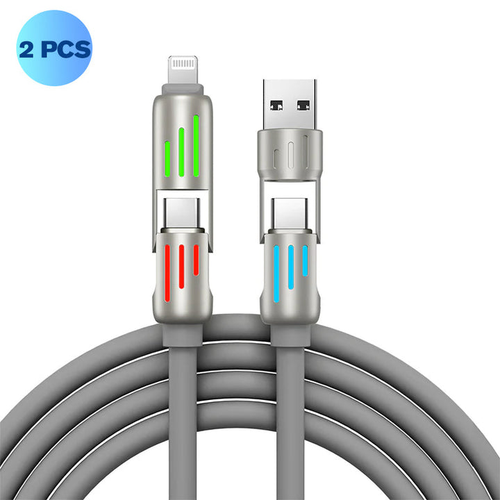 240W 4-i-1 USB C Kabel | Luvikno