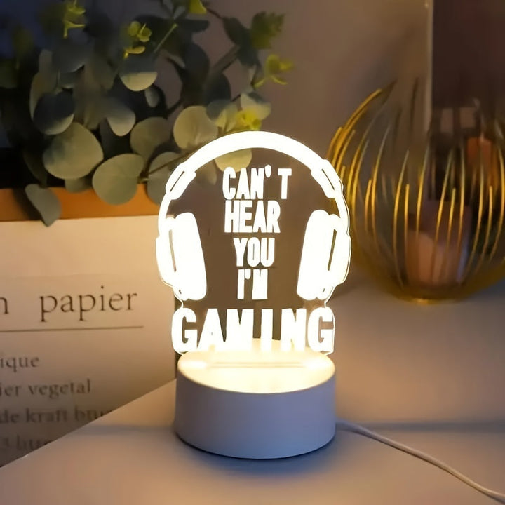 GameLamp - Kompakt LED Bordbelysning med USB Luvikno