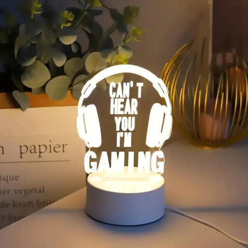 GameLamp - Kompakt LED Bordbelysning med USB Luvikno