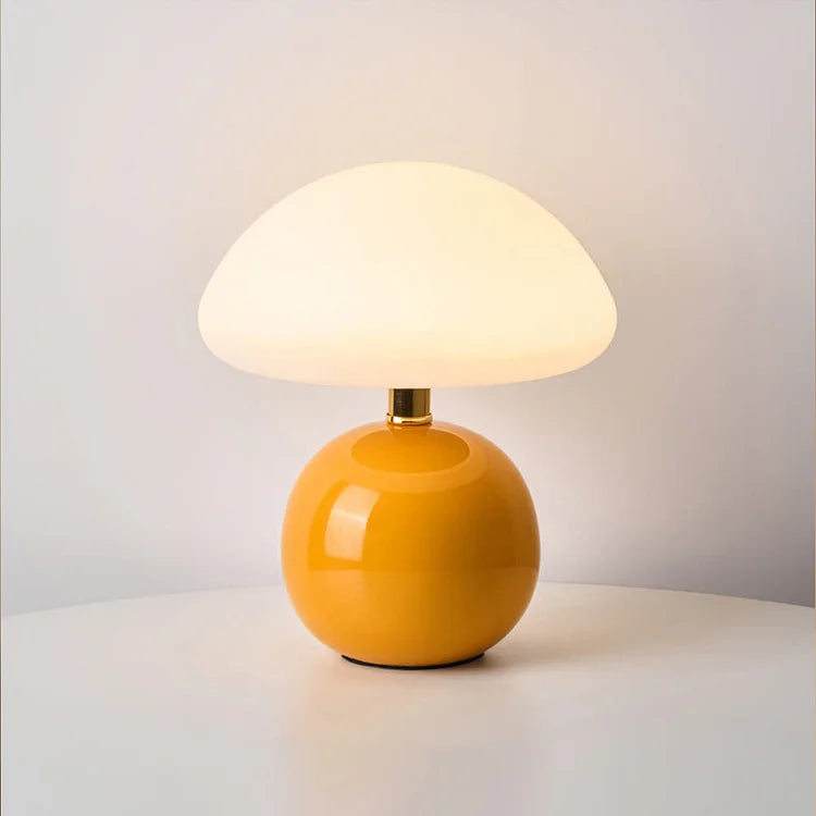 Fransk Krem Sopp Lampe | Luvikno