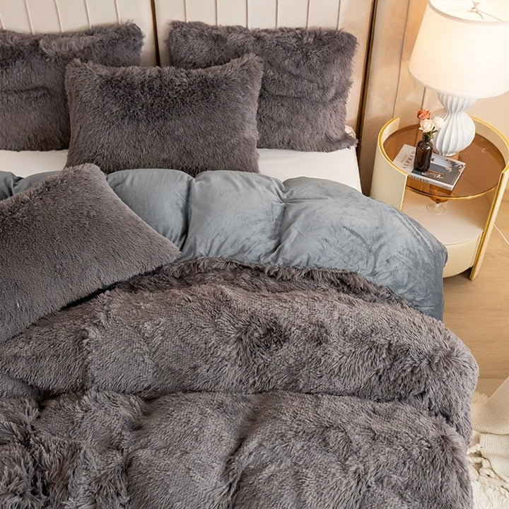 Luvikno | Ultra Soft Plush Duvet Cover Set with Zipper - Luksus & Komfort
